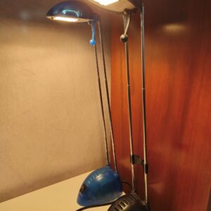 Bordlampe Leselampe til kontorbord blå