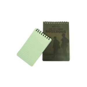 Skriveblokk for turbruk tåler vann