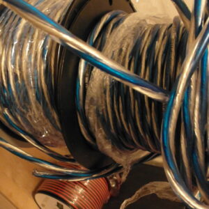 TSUNAMI høyttalerkabel blå og klar 14 AWG