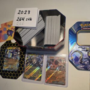 266 Pokémon kun 2023 kort med tin box