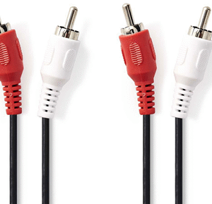 Lydkabel 2x RCA 2m