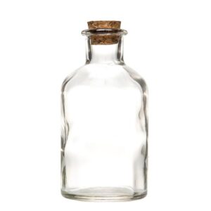 Oppbevaringskrukke med kork Klart 12cm