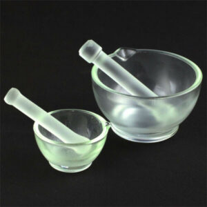 Lab Pestle Chemistry Borosilicate glassware Mortar 150mL