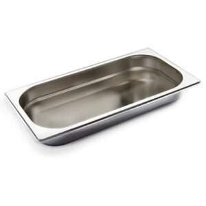 Rustfri kantinebeholder GN1/3 325 175 lav modell