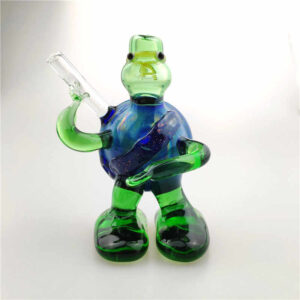 Cartoon Turtle Shape Green Color Glass Toy