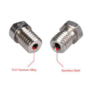 TC4 Rustfritt stål dyse 0,4mm