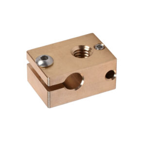V6 PT100 Hotend block Copper Titanium Nozzle