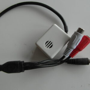 Ekstra mikrofon til kamera justerbar sensivitet