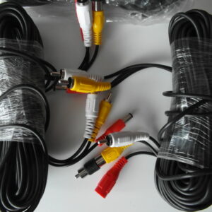 RCA Kabel med video audio strøm 15 meter