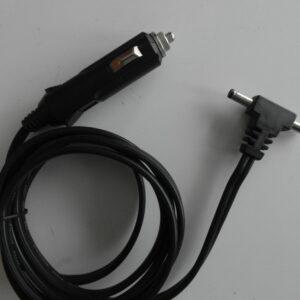 12V lighterplugg kabel med 2 ulike runde lade kontakter