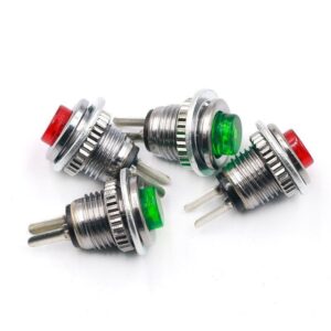 DS-101 8mm Push Button Switch Mini Lockless Momentary ON OFF