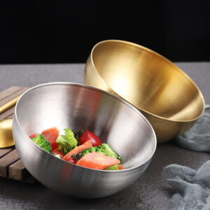 Large Capacity Stainless Steel Fruit Bowl 20cm