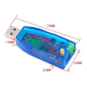 USB Step UP Down Power Supply Module Adjustable Boost Buck Converter Out DC 1.0V-24V