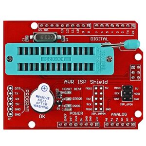 AVR ISP Shield Burning Burn Bootloader Programmer for Arduino