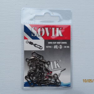 Dura Clip Snap Swivel #3 30kg 10x
