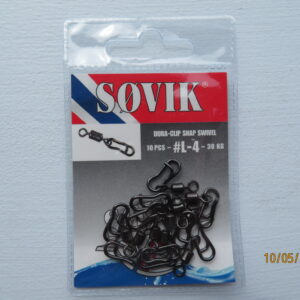 Dura Clip Snap Swivel #4 30kg 10x
