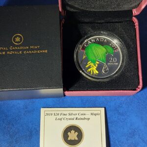 2008 Maple Leaf 20 Dollars with Swarovski