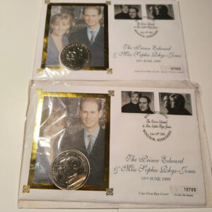 Myntbrev Prins Edward & Sophie Rhys-Jones