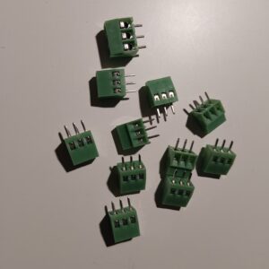 KF128-3P 2,54mm Pitch 3 pin Straight Pin PCB Terminal