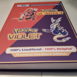 Pokémon Scarlet and Violet Strategy Guide Book Full Color - Premium Hardback