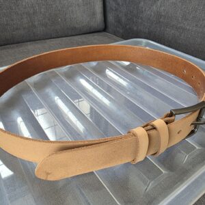 Lys Brunt skinnbelte xxl