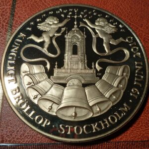 Enormt stor 24 karat gullmedalje