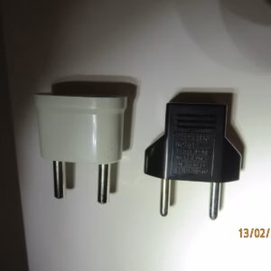 Us til Eu adapter plugg svart