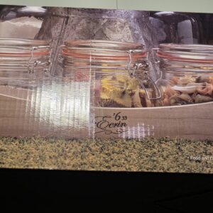 0,5 liter Hermetiske syltetøy glass 3x nye i eske