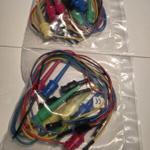 Test Hook Clips to Breadboard Male Female Jumper Wires